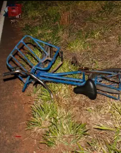 Ciclista morre e motociclista fica ferido ap&oacute;s colis&atilde;o na MS-010, em Campo Grande
