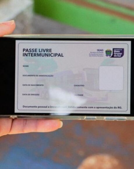 Governo de Mato Grosso do Sul
moderniza Passe Livre Intermunicipal e adota carteirinha digital a par