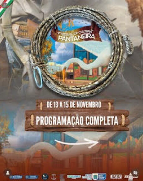 4&ordm; Festival da Cultura Pantaneira ter&aacute; quatro dias de m&uacute;sica, arte, gastronomia e tradi&ccedil;&otilde;es 