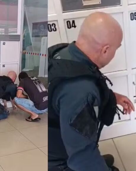 Crian&ccedil;a de 3 anos fica presa em arm&aacute;rio de banco em MS