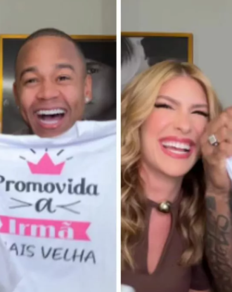 Lore Improta e L&eacute;o Santana revelam sexo do segundo filho