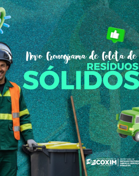 Prefeitura de Coxim divulga atualiza cronograma de coleta de lixo e orienta popula&ccedil;&atilde;o sobre hor&aacute;rios