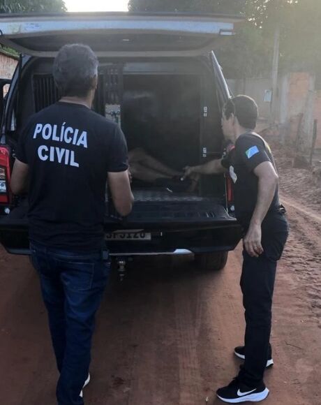 Homem de 23 anos &eacute; preso em Coxim ap&oacute;s romper tornozeleira eletr&ocirc;nica e descumprir medidas protetiva