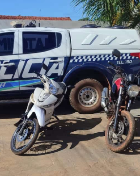 Motocicletas com irregularidades s&atilde;o apreendidas durante a&ccedil;&otilde;es da PM em Pedro Gomes
