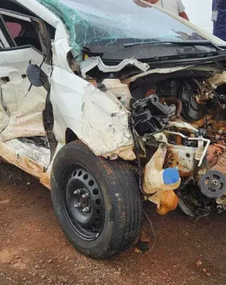 Acidente com seis ve&iacute;culos deixa trecho da BR-163 interditado em Campo Grande
