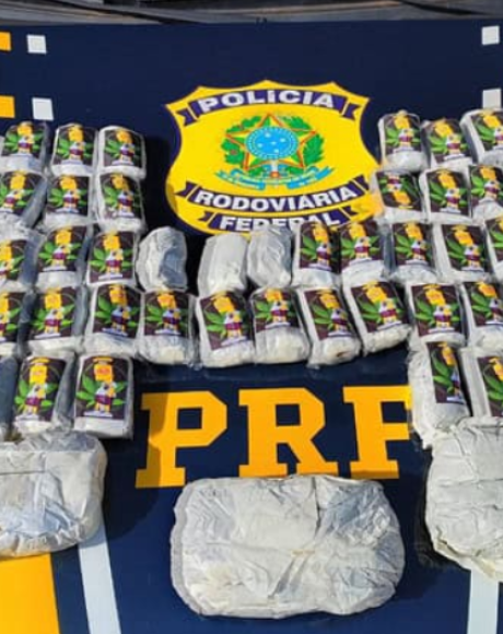 Pol&iacute;cia apreende 10,2 kg de haxixe escondidos no tanque de combust&iacute;vel de Gol na BR-158