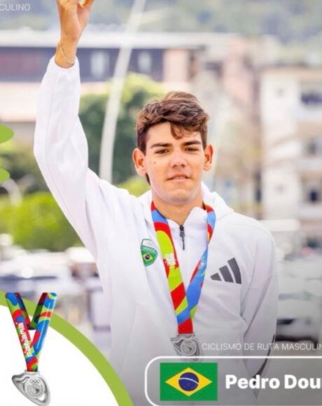 De Coxim para o mundo: jovem ciclista brilha, conquista prata e leva talento sul-mato-grossense 