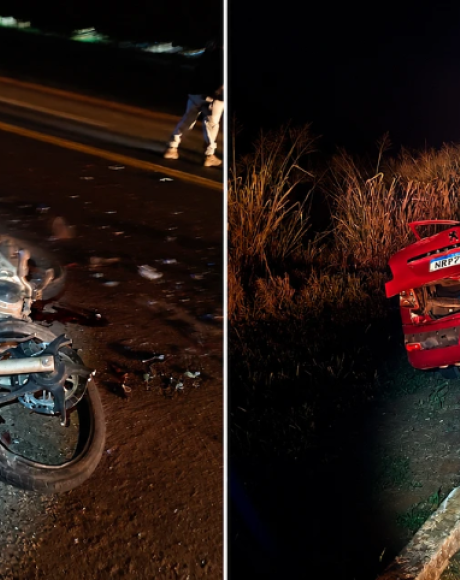 Jovem de 27 anos morre ap&oacute;s acidente entre moto e carro na BR-163 em S&atilde;o Gabriel do Oeste
