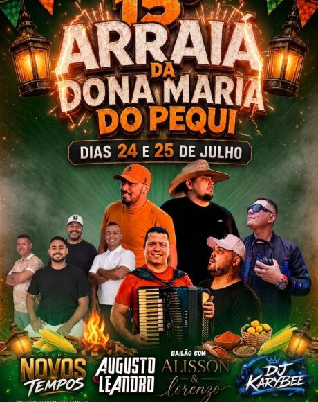 15&ordm; Arrai&aacute; da Dona Maria do Pequi promete movimentar Coxim 