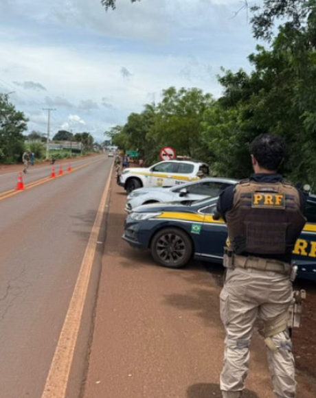 PRF refor&ccedil;a fiscaliza&ccedil;&atilde;o nas rodovias federais de MS durante feriado de Corpus Christi
