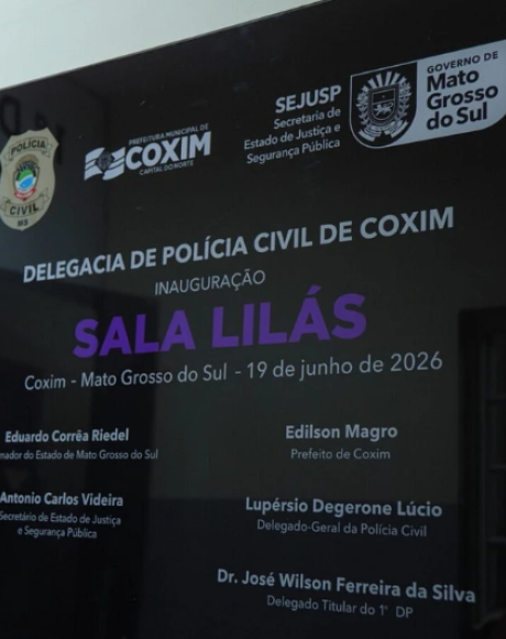 Coxim recebe 69&ordf; Sala Lil&aacute;s e refor&ccedil;a atendimento a mulheres v&iacute;timas de viol&ecirc;ncia
