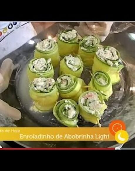 Culinária saudável: Enroladinho de Abobrinha Light