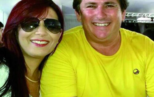 Lika e Givanildo Freitas. Ele que no domingo estar&aacute; recebendo os parab&eacute;ns por mais um ano de vida.