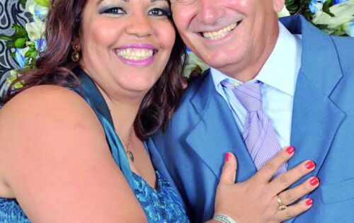 Na foto o casal Marilza Alexandre e Erlandi (Sorveteria Favo de mel). Ela que amanh&atilde; estar&aacute; completando mais um ano de vida.