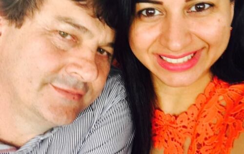 Parab&eacute;ns para Miron Coelho Vilela que hoje completa mais um ano de vida. na foto ao lado da esposa Silvana Nabhan. Felicidades!!!