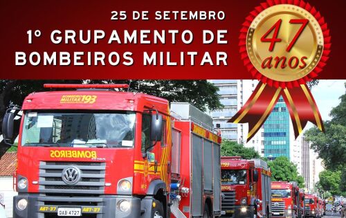 O Corpo de Bombeiros Militar do Estado de Mato Grosso do Sul comemora 47 anos, desde a ativa&ccedil;&atilde;o do N&uacute;cleo de Forma&ccedil;&atilde;o de Bombeiros nas instala&ccedil;&otilde;es do 2&ordm; Grupamento de Inc&ecirc;ndio (G.I.) em Campo Grande, na data de 25 de setembro de 1970, onde atualmente func