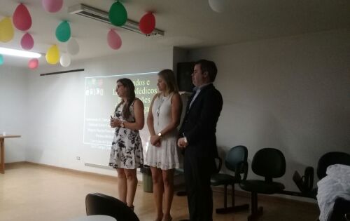 Dras. Deborah Coelho e Delmina Campagna e Dr. Wagner Rocha m&eacute;dicos peritos do INSS Executiva Regional.