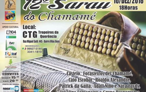 O mais importante radialista de m&uacute;sica raiz do estado promove um sarau para quem ama o chamane. Orivaldo Menguau &eacute; um defensor eterno da cultura do estado e de amplo sucesso profissional com seu programa na FM Educativa 104.