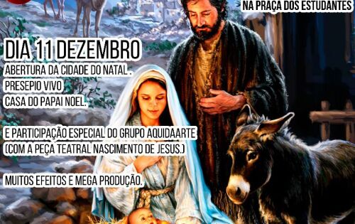 A Prefeitura Municipal de Aquidauana vai brindar a popula&ccedil;&atilde;o com o Natal da Esperan&ccedil;a e a Cidade do Natal que est&atilde;o sendo montados na Pra&ccedil;a dos Estudantes e que ser&aacute; uma das grandes iniciativas da atual gest&atilde;o.