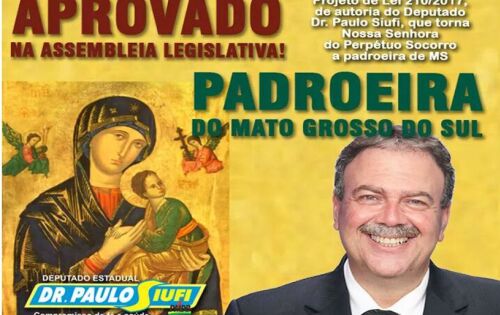 Deputado Dr. Paulo Siufi &eacute; o propositor da Lei Estadual.