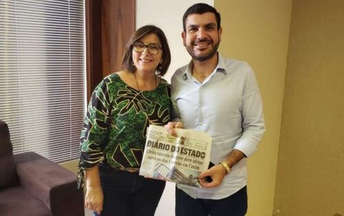 *** Esta colunista e o deputado estadual Jamilson Name. Em breve ele estar&aacute; visitando a regi&atilde;o norte. 