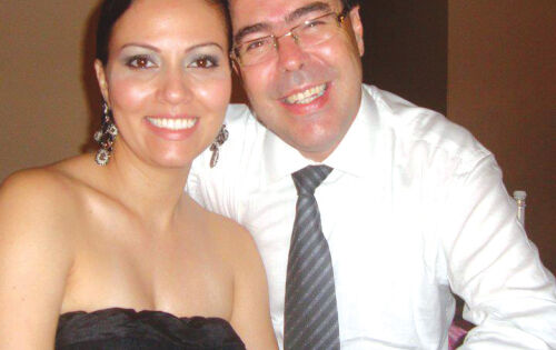 *** Angelita (Bradesco) e Dr. Ivaldo Rigotti. Ela que comemora mais um niver, no pr&oacute;ximo domingo (26/4). Nossos parab&eacute;ns!!