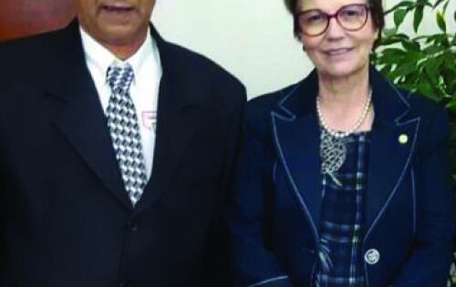*** Nossos parab&eacute;ns ao diretor do COINTA, Pedro Freitas (Pedrinho) pelo seu anivers&aacute;rio comemorado ontem. Na foto ao lado da amiga e Ministra da Agricultura e Pecu&aacute;ria, Tereza Cristina (DEM). Felicidades!! 