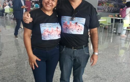 *** Nossos parab&eacute;ns de hoje (14) v&atilde;o para Paulo Alves dos Santos, conhecido carinhosamente como Paulinho da Cassems, pelo seu anivers&aacute;rio. Na foto ao lado da esposa, S&ocirc;nia Maria. Parab&eacute;ns!!