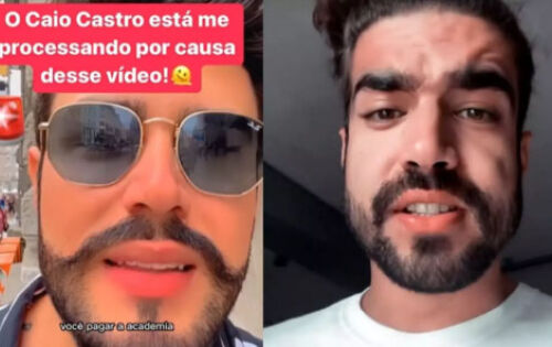 ***O influenciador digital Cardoso Mundo ficou sabendo que est&aacute; sendo processado por Caio Castro e se indignou com a atitude do ator. Em publica&ccedil;&atilde;o no Instagram, o influencer disse que descobriu o processo por meio de uma reportagem da Record TV. &ldquo;Descobri pela Record que o lind&atilde;o e maravilhoso &lsquo;hom&atilde;o da poha&rsquo; Caio Castro est&aacute; me processando em 30 mil reais por causa desse v&iacute;deo! Em breve vou fazer um v&iacute;deo completo com mais detalhes! Um absurdo encher a Justi&ccedil;a com um processo bobo desse! Toma vergonha rapaz, vira homem! Voc&ecirc; concorda com ele? Compartilha esse v&iacute;deo no seu Instagram e nos seus grupos de WhatsApp&rdquo;, escreveu Cardoso Mundo, criticando a decis&atilde;o do ator. (MIDIAMAX) Foto: Reprodu&ccedil;&atilde;o/redes sociais