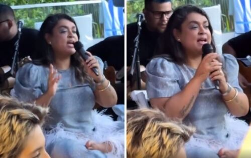 ***Preta Gil est&aacute; focada no tratamento contra o c&acirc;ncer, tanto que at&eacute; cancelou sues compromissos no Carnaval deste ano para ficar totalmente focada. No entanto, alguns familiares e amigos tiveram a oportunidade de ver uma &ldquo;pocket show&rdquo; dele em um evento bem intimista. Thales Bretas, vi&uacute;vo de Paulo Gustavo, fez o flagra enquanto Preta estava cantando ao lado de alguns m&uacute;sicos e ficou feliz em ver a amiga feliz e fazendo o que mais gosta. (ofuxico) foto: reprodu&ccedil;&atilde;o/instagram