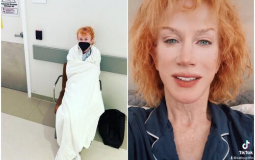 ***Diagnosticada com um tumor no pulm&atilde;o, Kathy Griffin &lsquo;celebrou&rsquo; a P&aacute;scoa em um hospital. A comediante de 62 anos compartilhou uma foto dela em uma unidade m&eacute;dica e explicou, sem muito detalhes, que passaria por exames. Na imagem, Kathy estava enrolada em um cobertor e, junto a legenda, contou que faria uma resson&acirc;ncia magn&eacute;tica. Kathy anunciou a doen&ccedil;a em agosto de 2021. Na ocasi&atilde;o, ela contou aos seguidores que faria uma cirurgia para retirar metade do &oacute;rg&atilde;o. &ldquo;Sim, tenho c&acirc;ncer de pulm&atilde;o, embora nunca tenha fumado! Os m&eacute;dicos est&atilde;o muito otimistas, pois &eacute; o est&aacute;gio um e est&aacute; contido no meu pulm&atilde;o esquerdo&rdquo;. Quarenta e oito horas ap&oacute;s o procedimento, a comediante contou aos f&atilde;s que correu tudo bem na cirurgia, mas admitiu que foi &ldquo;mais do que&rdquo; ela esperava..(ofuxico) 