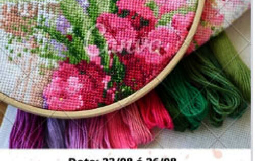 *** Curso Gratuito de Artesanato e Bordado Livre Oportunidade imperd&iacute;vel para adquirir novos talentos e desenvolver habilidades na arte do bordado. Datas: 23 &Agrave; 28 de Agosto Local: AAVC Coxim Informa&ccedil;&otilde;es: (67) 99646-7993 O curso ser&aacute; ofertado em per&iacute;odo integral. (7:30 &aacute;s 11:00 e 13:00 &aacute;s 17:00)