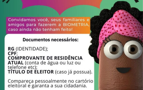 **** O cadastro biometrico ja est&aacute; de volta, n&atilde;o deixe de fazer o seu! 