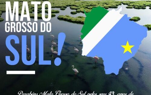 **** No dia 11 de outubro, celebramos um marco hist&oacute;rico para o estado de Mato Grosso do Sul. Nesta data, h&aacute; anos atr&aacute;s, o estado de Mato Grosso foi dividido, dando origem a Mato Grosso do Sul, uma terra rica em cultura, tradi&ccedil;&atilde;o e diversidade. Neste dia especial, relembramos a coragem e determina&ccedil;&atilde;o daqueles que lutaram por essa divis&atilde;o, permitindo que ambas as regi&otilde;es se desenvolvessem de acordo com suas particularidades e potencialidades. Mato Grosso do Sul, desde ent&atilde;o, tem se destacado n&atilde;o apenas por sua exuberante natureza, mas tamb&eacute;m pela for&ccedil;a de seu povo e pelas contribui&ccedil;&otilde;es significativas para o cen&aacute;rio nacional. Hoje, celebramos n&atilde;o apenas a separa&ccedil;&atilde;o geogr&aacute;fica, mas tamb&eacute;m a identidade &uacute;nica e vibrante deste estado, que continua a prosperar e a escrever sua pr&oacute;pria hist&oacute;ria. Que neste 11 de outubro possamos honrar o passado, valorizar o presente e olhar para o futuro com esperan&ccedil;a e determina&ccedil;&atilde;o, reconhecendo o papel fundamental que Mato Grosso do Sul desempenha na constru&ccedil;&atilde;o do Brasil moderno e diversificado.