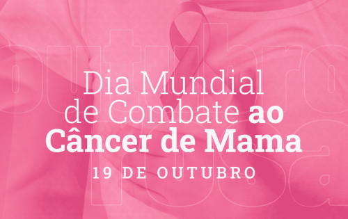 19 de outubro, Dia Mundial de Combate ao C&acirc;ncer de Mama. **** No Dia Mundial de Combate ao C&acirc;ncer de Mama, &eacute; crucial destacar a significativa import&acirc;ncia das campanhas dedicadas a essa causa vital. O c&acirc;ncer de mama &eacute; um dos tipos mais comuns de c&acirc;ncer entre as mulheres, e a conscientiza&ccedil;&atilde;o desempenha um papel fundamental na detec&ccedil;&atilde;o precoce e, consequentemente, no aumento das taxas de sobreviv&ecirc;ncia. A campanha contra o c&acirc;ncer de mama n&atilde;o apenas ilumina a necessidade de exames regulares, como a mamografia, mas tamb&eacute;m destaca a import&acirc;ncia de um estilo de vida saud&aacute;vel, incluindo dieta equilibrada e exerc&iacute;cios regulares. Al&eacute;m disso, essas campanhas desempenham um papel crucial na desmistifica&ccedil;&atilde;o da doen&ccedil;a, eliminando o estigma e encorajando as mulheres a buscar ajuda m&eacute;dica sem medo ou vergonha. Se cuide, se ame, se proteja.