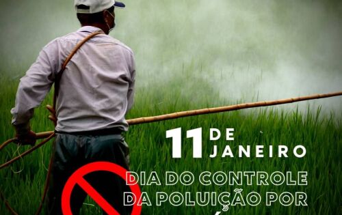 *** Em 11 de janeiro &eacute; comemorado o Dia do Combate &agrave; Polui&ccedil;&atilde;o por Agrot&oacute;xicos. Os agrot&oacute;xicos s&atilde;o subst&acirc;ncias utilizadas na agricultura, &aacute;reas de pastagens, ambientes urbanos, h&iacute;dricos e industriais, com o objetivo de controlar insetos e plantas daninhas e ampliar a produtividade. Nos &uacute;ltimos anos, o uso de agrot&oacute;xicos no Brasil tem crescido vertiginosamente. H&aacute; grande preocupa&ccedil;&atilde;o em proteger os produtos agr&iacute;colas que ser&atilde;o vendidos, mas h&aacute; pouco planejamento sobre os impactos que isto pode ocasionar. Ao entrar em contato com a terra, os pesticidas contaminam o solo e reduzem sua fertilidade devido &agrave; perda de nutrientes. Ao atingir os len&ccedil;&oacute;is fre&aacute;ticos, contaminam a &aacute;gua. Tudo isso pode levar &agrave; morte de insetos polinizadores e os inimigos naturais das pragas, levando ao surgimento de novas pragas e &agrave; resist&ecirc;ncia dos insetos. Al&eacute;m disso, com &aacute;gua e alimentos contaminados, os pr&oacute;prios seres humanos s&atilde;o afetados. Os efeitos podem ser diversos, desde n&aacute;useas a problemas cr&ocirc;nicos, como hemorragias ou c&acirc;ncer, dentre outras doen&ccedil;as. A situa&ccedil;&atilde;o mostra-se mais grave, j&aacute; que a maioria dos vegetais podem ser contaminados em algum grau. Por isso, para os consumidores, o mais seguro &eacute; o consumo do que foi produzido segundo crit&eacute;rios agroecol&oacute;gicos, pois al&eacute;m de serem isentos de subst&acirc;ncias qu&iacute;micas, sua produ&ccedil;&atilde;o &eacute; realizada com t&eacute;cnicas sustent&aacute;veis. Cuide da sua sa&uacute;de! 