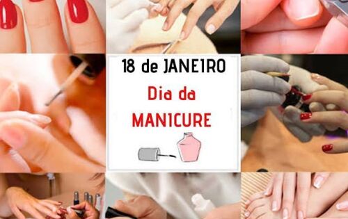 **** O Dia da Manicure &eacute; comemorado no Brasil em 18 de janeiro. Esta data visa homenagear as/os profissionais que se dedicam a cuidar e embelezar as m&atilde;os de homens e mulheres, principalmente as unhas. Para executar o seu trabalho, as manicures precisam ter um bom senso de est&eacute;tica e higiene, duas caracter&iacute;sticas fundamentais para garantir o seu sucesso profissional. As manicures s&atilde;o adoradas por suas clientes, pois a rela&ccedil;&atilde;o entre ambas &eacute; bastante fraternal e divertida, por norma. Em muitos casos, as clientes e manicures acabam desenvolvendo uma rela&ccedil;&atilde;o de amizade. O termo manicure entrou na l&iacute;ngua portuguesa atrav&eacute;s do franc&ecirc;s, manicure. No Brasil ou em Portugal, por exemplo, tamb&eacute;m &eacute; comum o uso de manicura (para se referir &agrave;s profissionais femininas) e manicuro (para os masculinos). A todas a manicures do Brasil, parab&eacute;ns pelo seu dia!