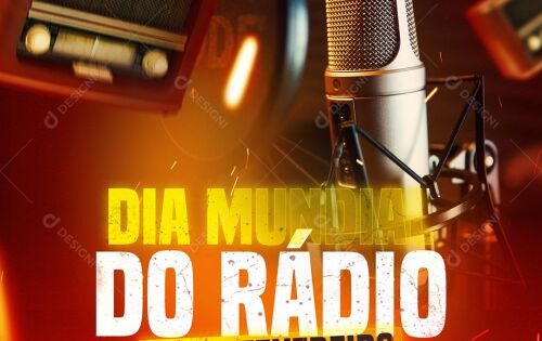O Dia Mundial do R&aacute;dio &eacute; comemorado em 13 de Fevereiro em homenagem &agrave; primeira emiss&atilde;o de um programa da United Nations Radio (R&aacute;dio das Na&ccedil;&otilde;es Unidas), em 1946.(foto:designi)
