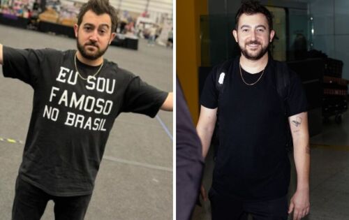 Depois de muito sucesso nas redes sociais com os brasileiros, Vincent Martella, que interpretou o personagem Greg na s&eacute;rie &ldquo;Todo Mundo Odeia o Chris&rdquo; chegou ao Brasil e j&aacute; foi parado por muitos f&atilde;s j&aacute; no aeroporto. Simp&aacute;tico e sorridente, ele atendeu a todos os pedidos e conversou com alguns f&atilde;s. (ofuxico)