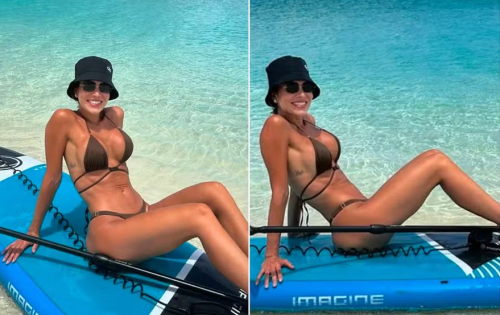 ***** Adriana Sant'Anna, de 33 anos, compartilhou nesta segunda-feira (15) algumas fotos da viagem que fez recentemente com a fam&iacute;lia pelas Ilhas Turcas e Caicos. Nas imagens, a ex-BBB, que &eacute; evang&eacute;lica, aparece com um biqu&iacute;ni fio-dental enquanto praticava stand up paddle com a filha, Linda, de 6. "Esses momentos ficar&atilde;o para sempre em nossas mem&oacute;rias! Que viagem! Que dias maravilhosos! Como vivi dias felizes, meu Deus. Obrigada, Jesus, pela vida, pela minha fam&iacute;lia, pelo desfrute, pelo mar... por tudo!", escreveu a influenciadora casada com Rodrig&atilde;o, outro ex-participante do reality show da Globo.