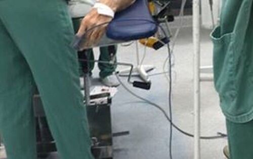 Bolsonaro em hospital em Juiz de Fora (Foto: G1)