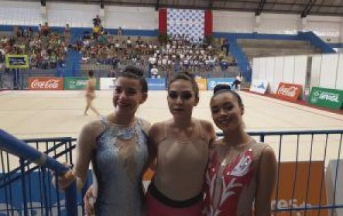 As atletas do Revezamento garantiram a medalha de bronze.