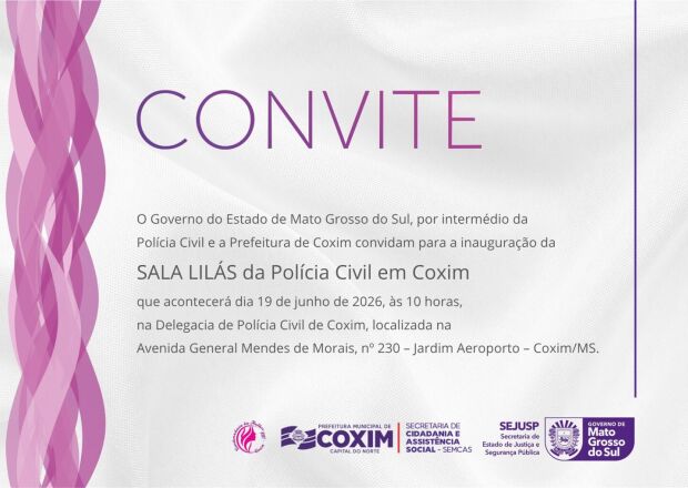 Prefeitura de Coxim e Governo de MS se unem e fazem entrega da sala Lil&aacute;s em Coxim