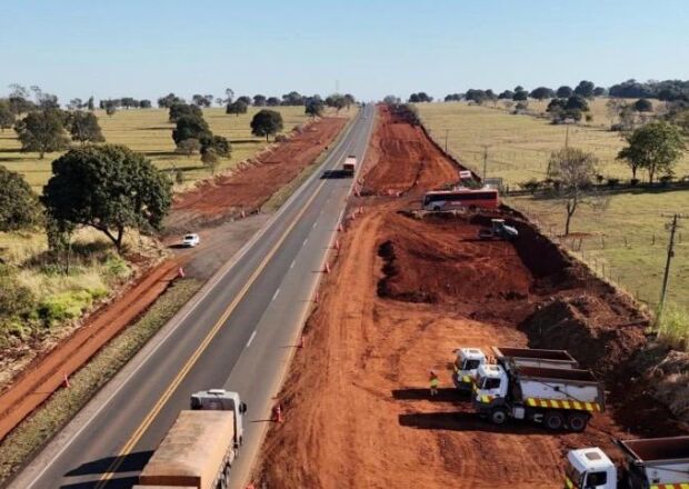 Obras na BR-163 exigem aten&ccedil;&atilde;o redobrada de motoristas em Mato Grosso do Sul