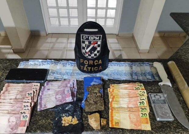 Den&uacute;ncias levam Pol&iacute;cia Militar a apreender adolescente e retirar drogas de circula&ccedil;&atilde;o em Coxim