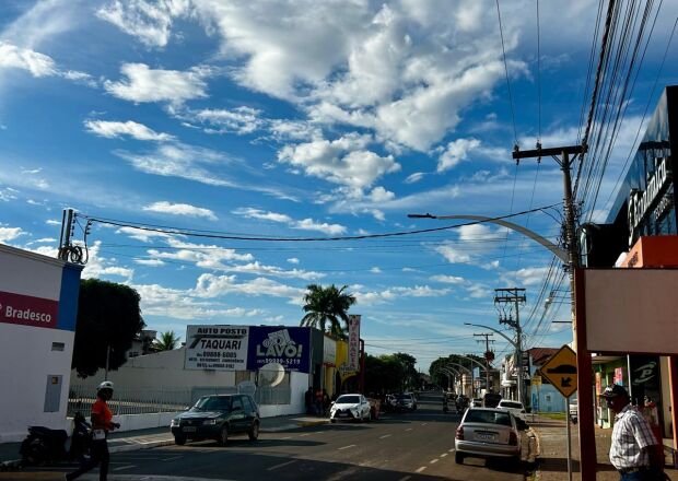 Calor volta com for&ccedil;a em Coxim e prepara cen&aacute;rio para nova virada no tempo nos pr&oacute;ximos dias