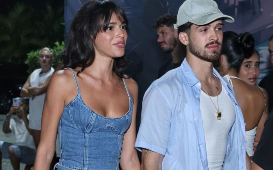 Bruna Marquezine e João Guilherme curtem after de show de Ludmilla