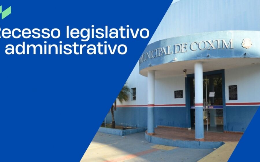 Câmara Municipal de Coxim decreta recesso legislativo e administrativo
