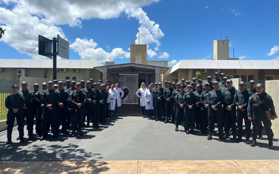 Alunos-Soldados do 5&ordm; BPM Participam de Campanha de Doação de Sangue e Cadastro de Medula Óssea