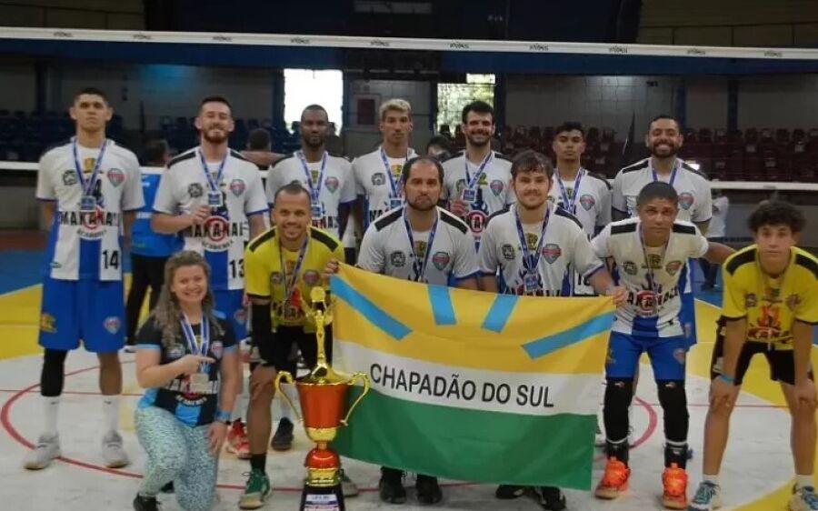 Chapadão do Sul garantiu o vice campeonato na Liga MS de Voleibol 2024